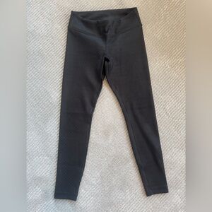 Koral Black Textured Leggings